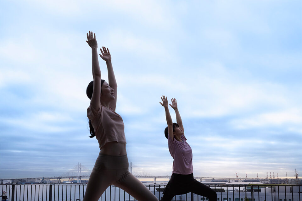 インターコンチネンタル横浜Pier 8のヨガレッスン