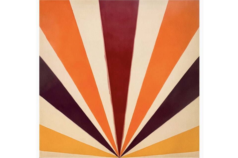 ケネス・ノーランド《カドミウム・レイディアンス》1963年 滋賀県立美術館 © Kenneth Noland/VAGA at ARS, NY/JASPAR, Tokyo 2024 B0823